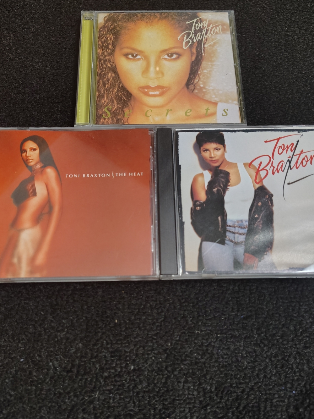 Toni Braxton CD Lot Of 3 Secrets The Heat Toni Braxton Album Collection